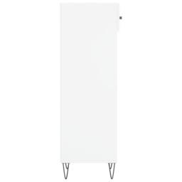 Berkfield Home Shoe Cabinet White 30x35x105 cm Engineered Wood - Size: 30 x 35 x 105 cm - thumbnail 7