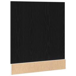 Berkfield Home Modern Dishwasher Panel Lyon Black Oak 60x1.5x67 cm Engineered Wood - thumbnail 6