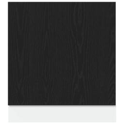 Berkfield Home Modern Dishwasher Panel Lyon Black Oak 60x1.5x67 cm Engineered Wood - thumbnail 4