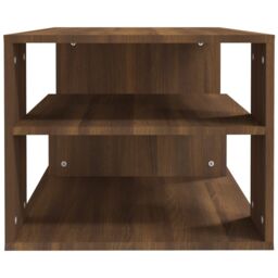 Berkfield Home Coffee Table Brown Oak 100x50x40 cm Engineered Wood - Size: 100 x 50 x 40 cm - thumbnail 4