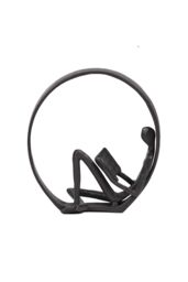 Living and Home Metal Statue Reading Men in Circle Desktop Ornament Figurines in Black - thumbnail 3