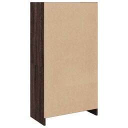 Berkfield Home Decorative Bookcase Brown Oak 57x28.5x107.5 cm Engineered Wood - thumbnail 6