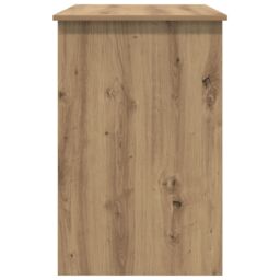 Berkfield Home Desk with Drawer with Storage Artisan oak 100 x 50 x 76 cm Engineered wood in Brown - thumbnail 7