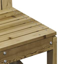 Berkfield Home 3 Piece Garden Lounge Set Impregnated Wood Pine in Brown - thumbnail 8