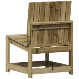 Berkfield Home 3 Piece Garden Lounge Set Impregnated Wood Pine in Brown - thumbnail 6