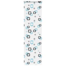 Berkfield Home Shower Roller Blind with Cassette 70x240 cm Fabric Width 66 cm in Black - thumbnail 1