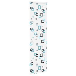 Berkfield Home Shower Roller Blind with Cassette 70x240 cm Fabric Width 66 cm in Black - thumbnail 4
