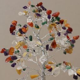 KDMD Gemstone Tree with Organite Base - 160 Stone - Multi - thumbnail 2