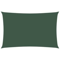 Berkfield Home Sunshade Sail Oxford Fabric Rectangular 2.5x5 m Dark Green - thumbnail 3