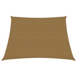 Berkfield Home Sunshade Sail 160 g/m ² Taupe 4/5x3 m HDPE in Beige - thumbnail 1