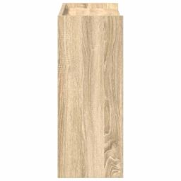 Berkfield Home Shoe Rack Sonoma Oak 60x25x62 cm Engineered Wood in Brown - Size: 60 x 25 x 62 cm - thumbnail 5