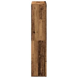 Berkfield Home Room Divider Bookcase Old Wood 69.5x29x137.5 cm Engineered Wood in Brown - thumbnail 6