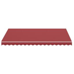 Berkfield Home Replacement Fabric for Awning Burgundy Red 3.5x2.5 m