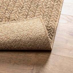 Berkfield Home Rug ZIZUR Beige 140x200 cm Jute Look Indoor & Outdoor - Size: Medium - thumbnail 7
