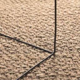 Berkfield Home Rug ZIZUR Beige 140x200 cm Jute Look Indoor & Outdoor - Size: Medium - thumbnail 4