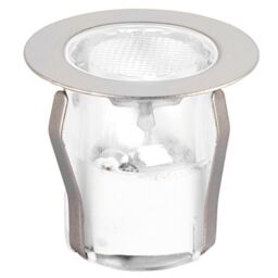 Loops IP67 Decking Plinth Light Kit 10x 0.45W Daylight White Round Lamps Outdoor Rated - thumbnail 4