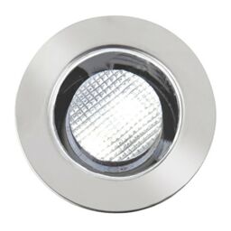 Loops IP67 Decking Plinth Light Kit 10x 0.45W Daylight White Round Lamps Outdoor Rated - thumbnail 3