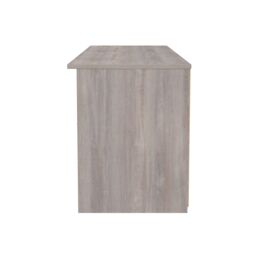 Ready Assembled 2 U Gloucester Wide 1 Drawer TV & Media Unit (Ready Assembled) in Light Grey - thumbnail 3