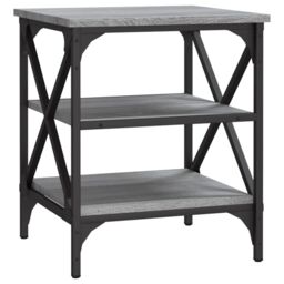Berkfield Home Side Table Grey Sonoma 40x42x50 cm Engineered Wood - Size: 40 x 42 x 50 cm - thumbnail 2
