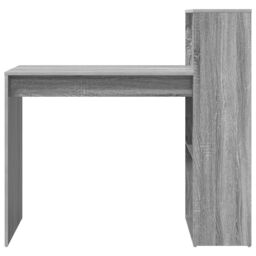 Berkfield Home Writing Desk Grey Sonoma Engineered wood, laminate Medium - thumbnail 4