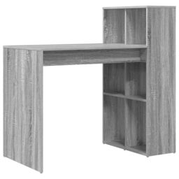 Berkfield Home Writing Desk Grey Sonoma Engineered wood, laminate Medium - thumbnail 2