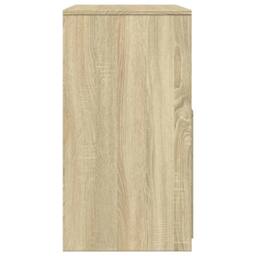 Berkfield Home Dressing Table & Stool Sonoma Oak 60x40x113.5 cm in Light Oak - thumbnail 6