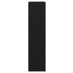 Berkfield Home Wardrobe - Black Oak, 50 x 50 x 200 cm, Made of Engineered Wood - Size: 50 x 50 x 200 cm - thumbnail 8