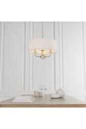 Netlighting Nixon 3 Light Multi Arm Ceiling Pendant Brass E14 in Gold - thumbnail 2