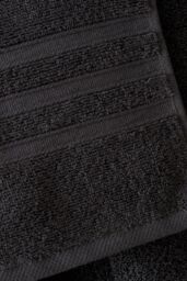 Catherine Lansfield 'Zero Twist' Face Cloth Pair in Charcoal - thumbnail 2
