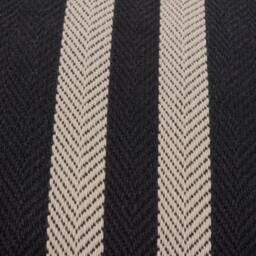 Yard Benton Woven 100% Cotton Cushion in Black - thumbnail 4