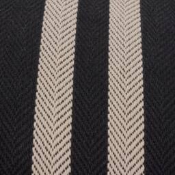 Yard Benton Woven 100% Cotton Cushion in Black - thumbnail 3