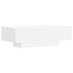 Berkfield Home Modern Coffee Table White 100x49.5x31 cm Engineered Wood - thumbnail 6
