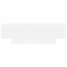 Berkfield Home Modern Coffee Table White 100x49.5x31 cm Engineered Wood - thumbnail 4