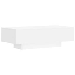 Berkfield Home Modern Coffee Table White 100x49.5x31 cm Engineered Wood - thumbnail 3