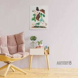 "Artery8 House Wren Butterflies Beetle & Spider Bolton Canvas Wall Art - Size: W18"" x H24""" - thumbnail 3