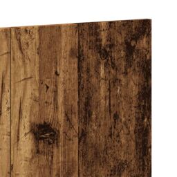 Berkfield Home Bed Headboard Old Wood 120x1.5x80 cm Engineered Wood in Brown - thumbnail 5