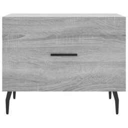 Berkfield Home Coffee Table Grey Sonoma 50x50x40 cm Engineered Wood - Size: 50 x 50 x 40 cm - thumbnail 5