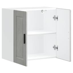 Berkfield Home Kitchen Wall Cabinet Porto Concrete Grey Engineered Wood - thumbnail 5