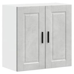 Berkfield Home Kitchen Wall Cabinet Porto Concrete Grey Engineered Wood - thumbnail 2