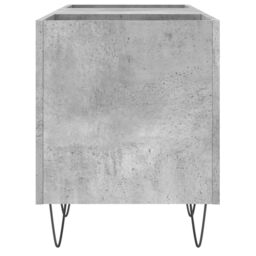 Berkfield Home Record Cabinet Concrete Grey 121x38x48 cm Engineered Wood - Size: 121 x 38 x 48 cm - thumbnail 5