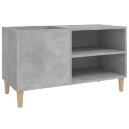 Berkfield Home Record Cabinet Concrete Grey 84.5x38x48 cm Engineered Wood - thumbnail 2