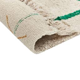 Wyld and Coco Beige and Black Geometric Tufted Rug Cotton Polyester Backing - Size: 160 cm x 230 cm - thumbnail 4