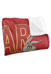 Warner Brothers Looney Tunes Year of The Rabbit Silky Touch Super Soft Throw Blanket in White - thumbnail 3