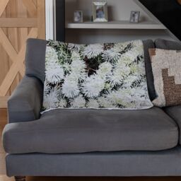 Benjamin Tate Design Beautifully White Blanket in Natural - Size: 120 cm x 150 cm - thumbnail 2