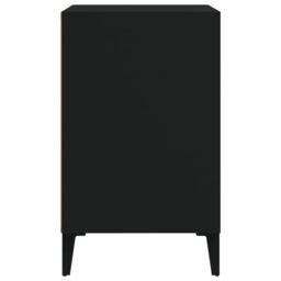 Berkfield Home Shoe Cabinet Black 102x36x60 cm Engineered Wood - Size: 102 x 36 x 60 cm - thumbnail 4