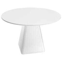 Dprodo 120CM Round Dining Table(Without Chair) in White - Size: 120 cm - thumbnail 8