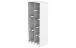 Ready Assembled 2 U Trent Tall Shelf Unit (Ready Assembled) in White - thumbnail 2