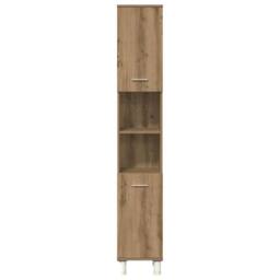 Berkfield Home 3 Piece Bathroom Furniture Set Artisan Oak Engineered Wood in Brown - thumbnail 5