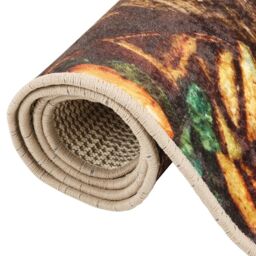 Berkfield Home Kitchen Rug Multicolour 60x180 cm Washable Anti Slip - Size: 100 cm diameter - thumbnail 5