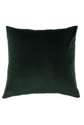 Furn Aurora Ribbed Velvet Textured Corduroy Cushion in Emerald - Size: 45 cm x 45 cm